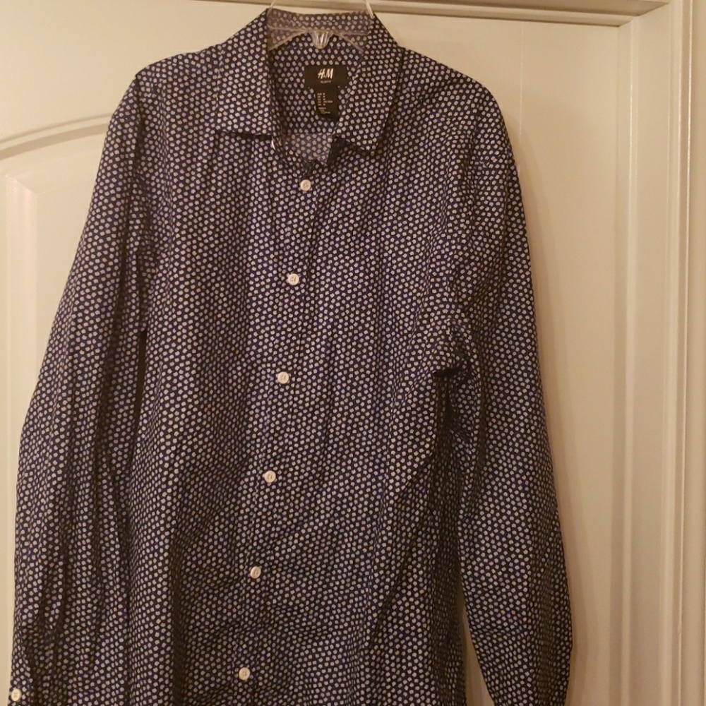 H&M Men's Long Sleeve Button Down